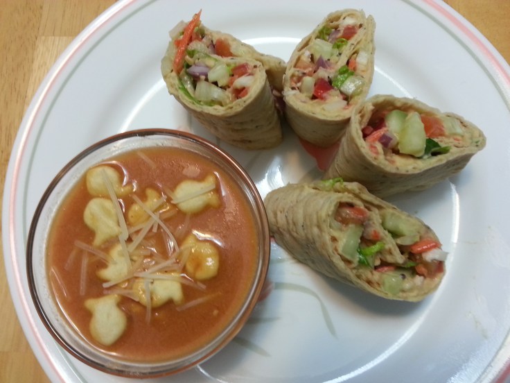 saar and  koshimbir wrap