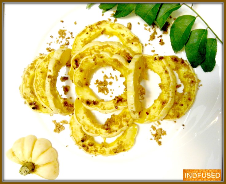 Roasted Delicata Squash Arches