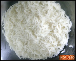 Layer 1- Basmati rice