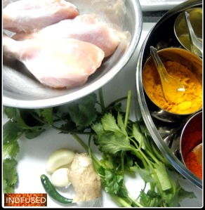 Ingredients for the marinade