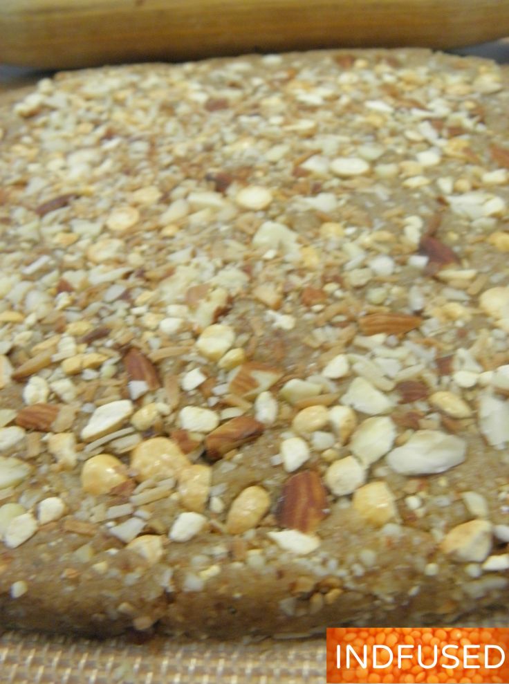 #Easy, #no syrup making #skills required, #Indian #dessert #recipe with #almonds, #coconut,#iron rich #jaggery and #pohe, #cardamom and#nutmeg, a #festival #special