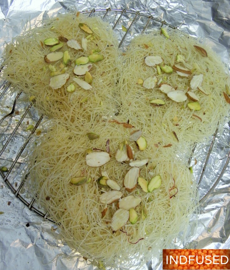 #Diwali #sweets-#easy #recipe for #Sutarfeni with #kataifi #Baked ,#figure friendly version!
