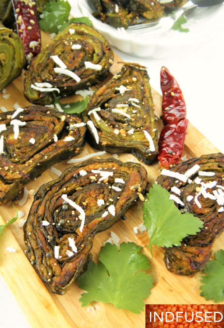 Indian #cuisine#collard #green #savory #roll with #Indian #spices #nutritious, #protein rich, #vegetarian,#lowfat, #glutenfree
