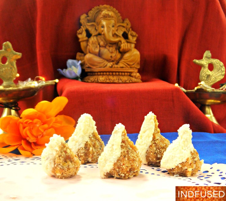 5 ingredient prasad with Ayurvedic benefits made for Ganesh Chaturthi,