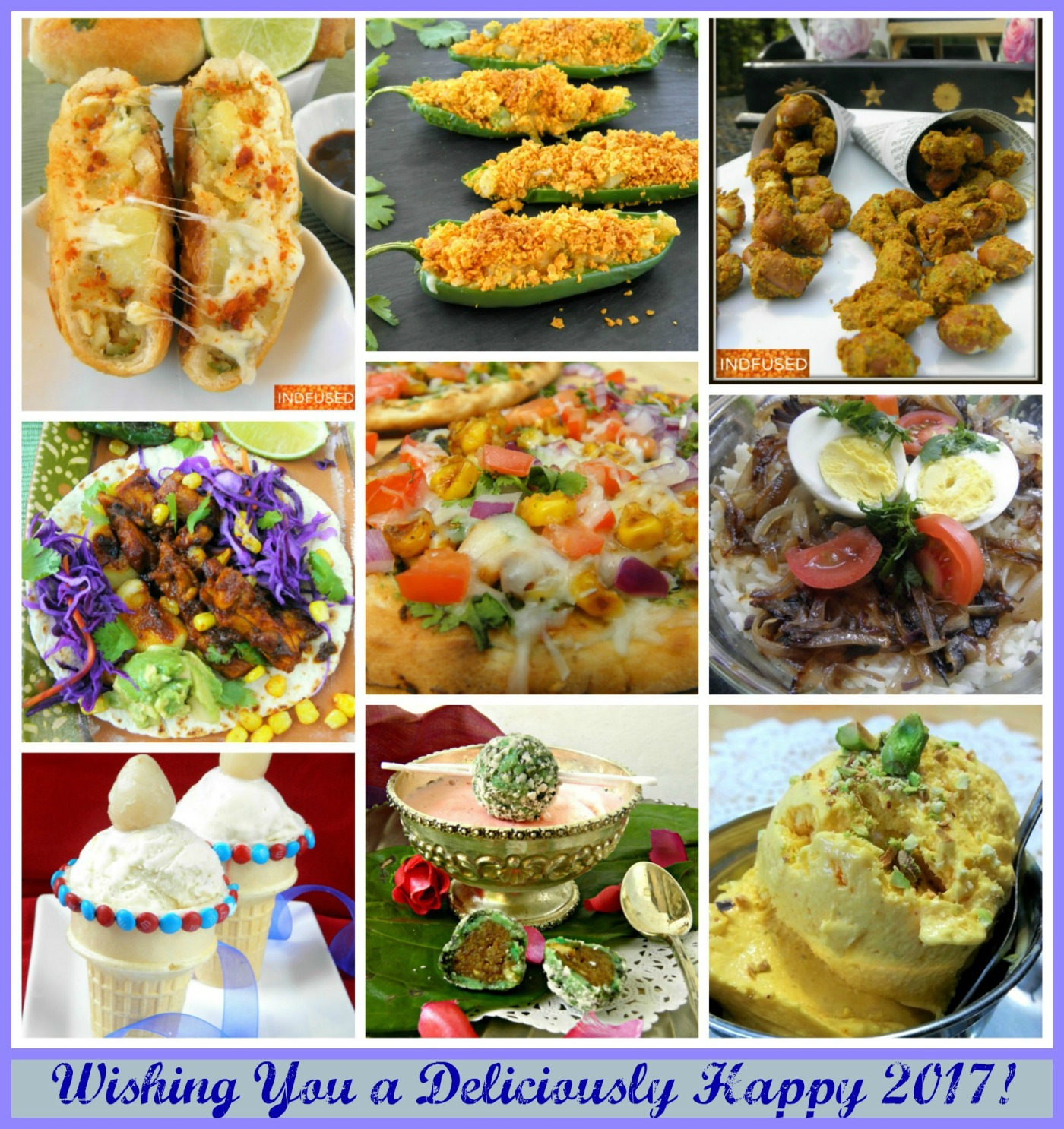 Indian and Indian fusion menu for New years party from my Indian kitchen in America!