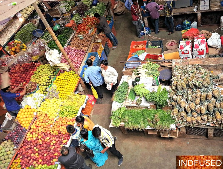 Vegetable, fruit and spice market, Panjim, Goa