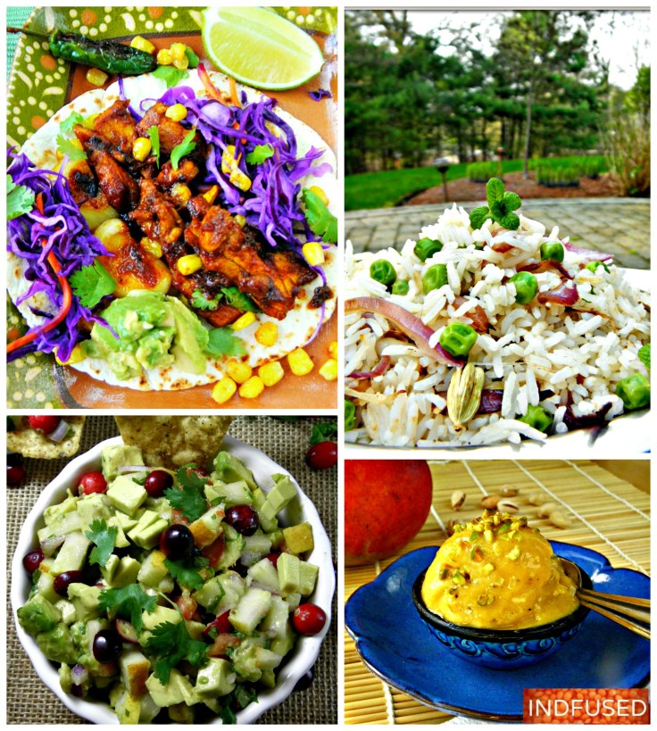 Easy #Spring dinners, #Indomexican cuisine, #veganicecream #avocadorelish #costcoavocados #glutenfreeicecream