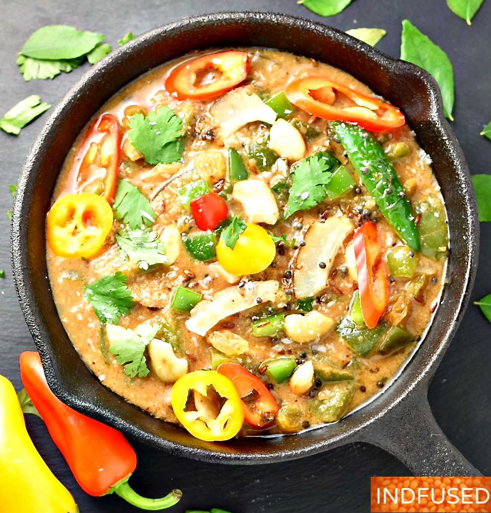 Green Pepper Panchamrut-A popular item in wedding, puja and festival thalis