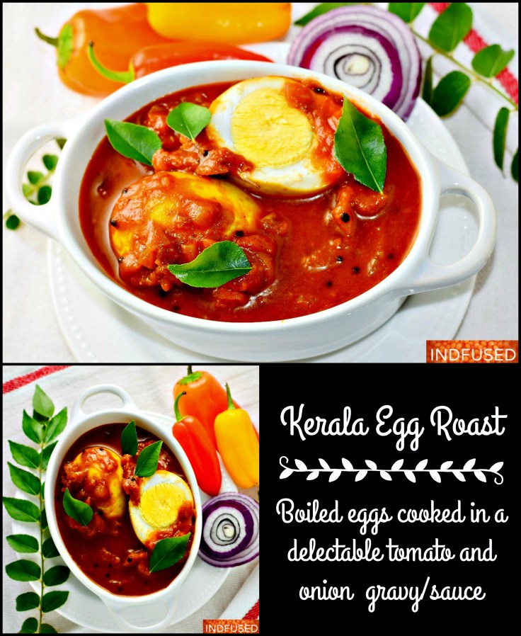 Kerala egg roast is an iconic dish with boiled eggs in a delectable curry