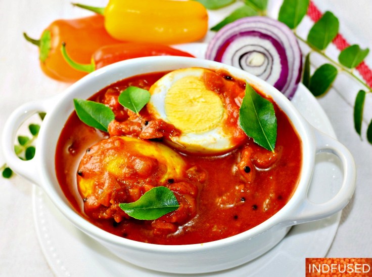 Kerala egg roast is an iconic dish with boiled eggs in a delectable curry. Easy step by step instructions. Serves 2