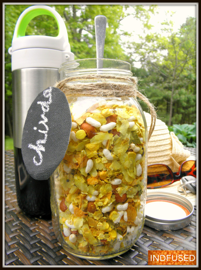 Microwave Chivda with Oats and Papad !