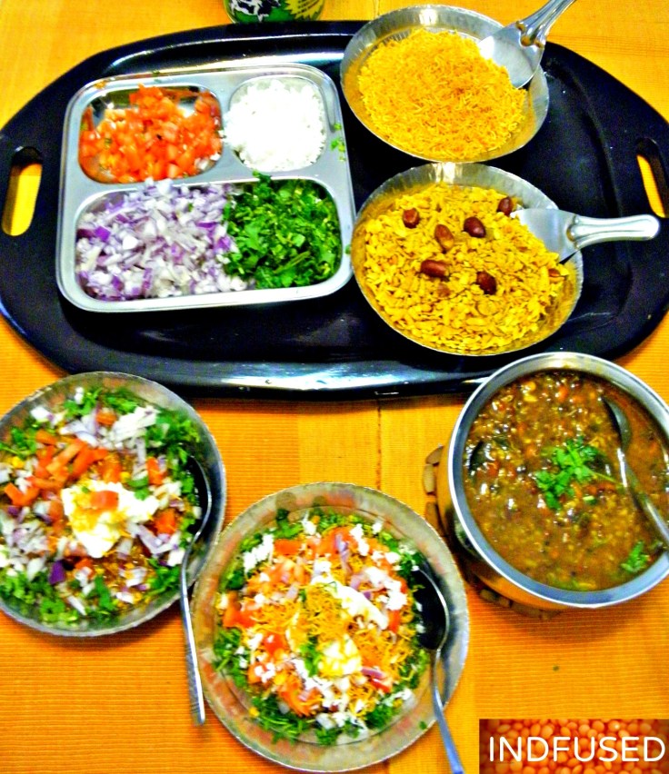 Mouthwatering Misal! The popular Maharashtrian snack food is a perfect party dish. Indfused's recipe is healthier and can be made in a pressure pan and Instant Pot.