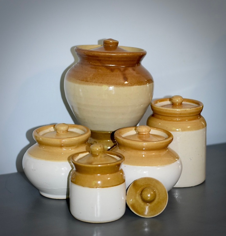 Barnis-Traditional Indian jars used to store pickles